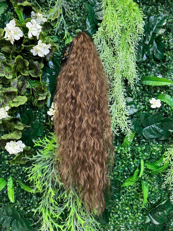 CODA PONY RICCIA CASTANO CHIARO