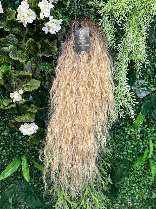 CODA PONY RICCIA BIONDA BASE CHIARA