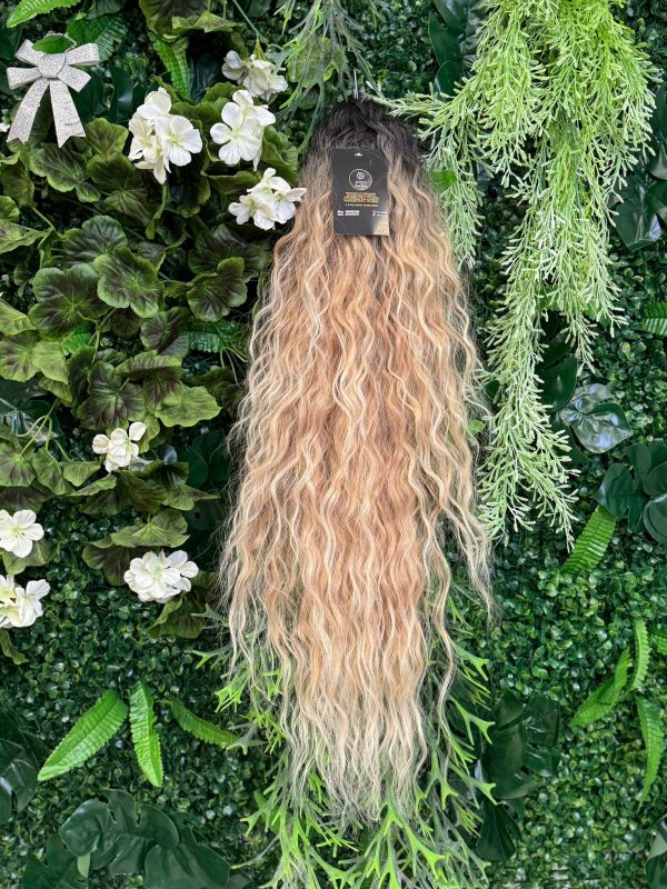 CODA PONY RICCIA BIONDA BASE SCURA