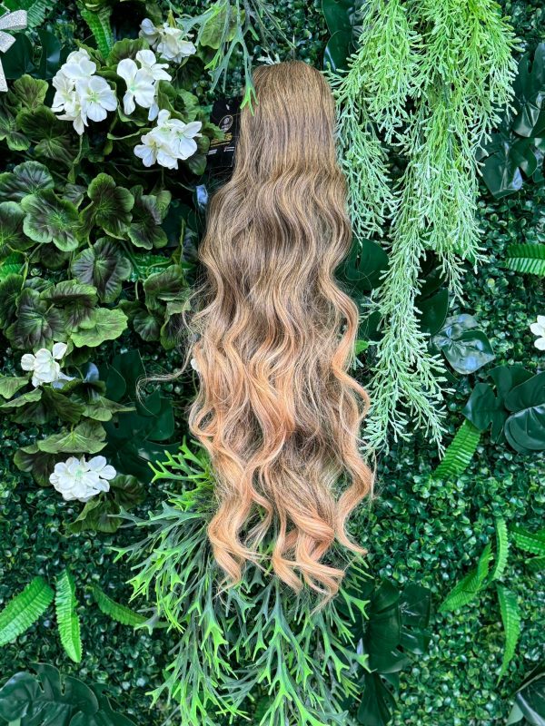 CODA PONY MOSSA BIONDO SFUMATO DORATO RAME