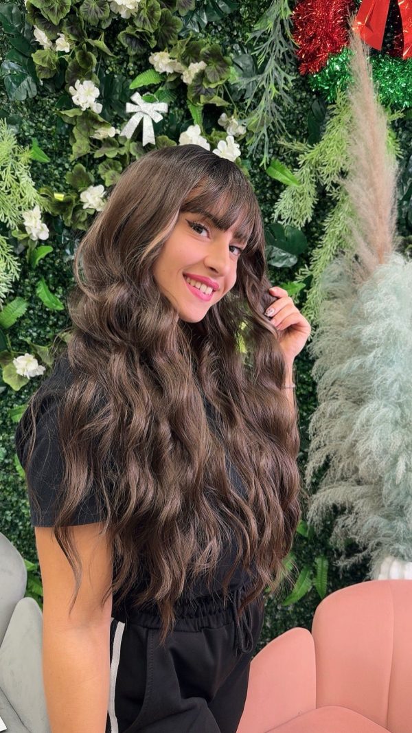 PARRUCCA WAVE BROWN HIGHLIGHTS