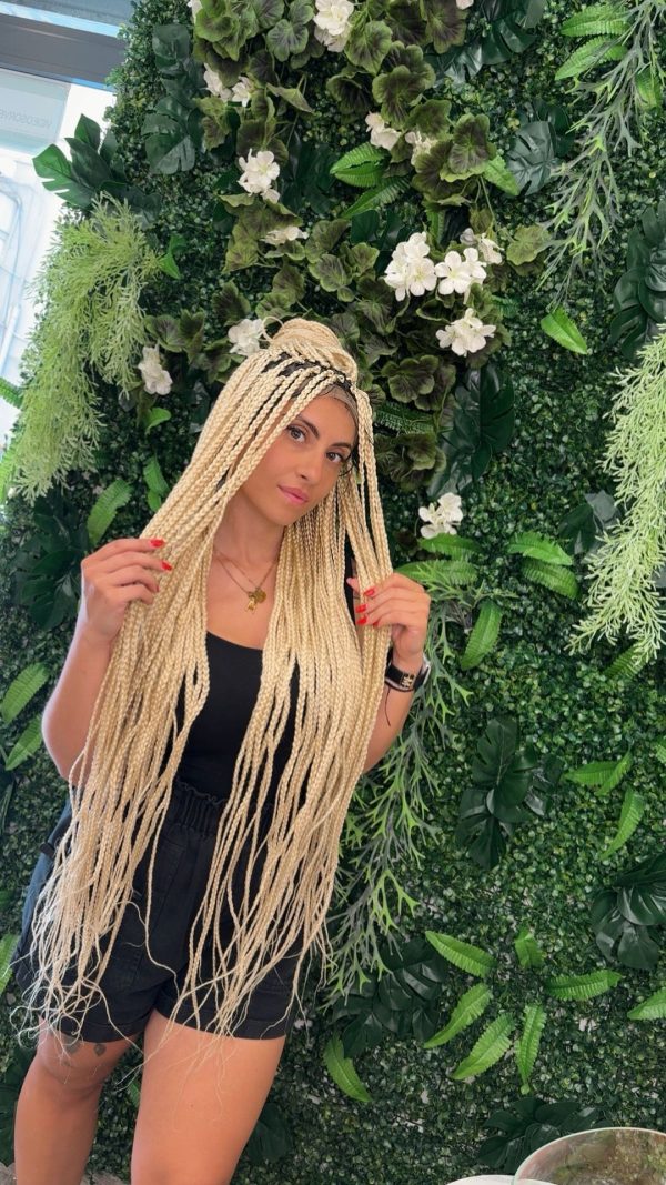 PARRUCCA BLONDE BRAIDS