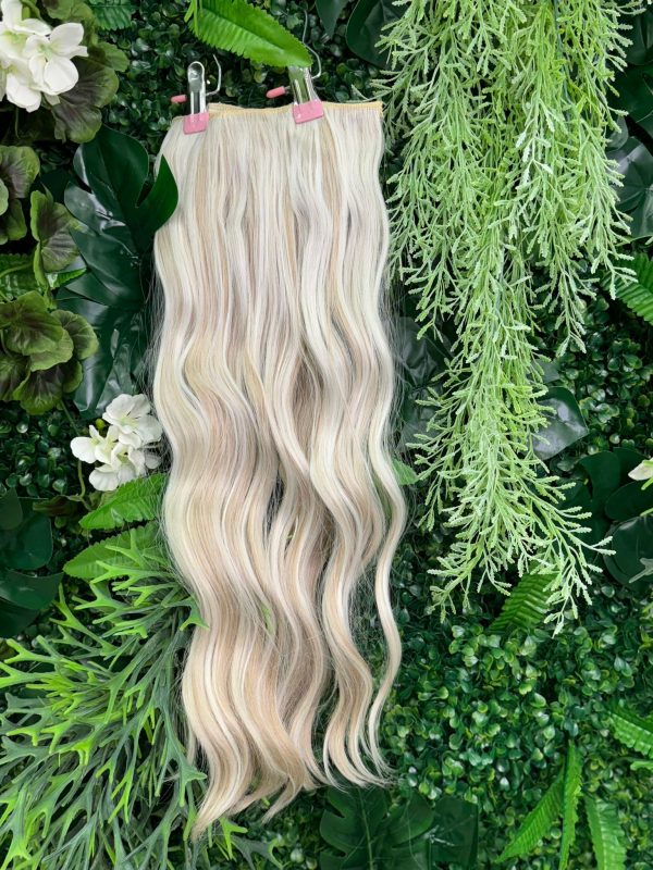 EXTENSION CLIP BLONDE WHITE