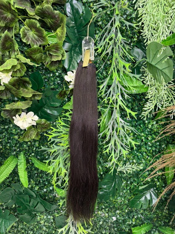 EXTENSION CAPELLI VERI CUCITURA CASTANO 3