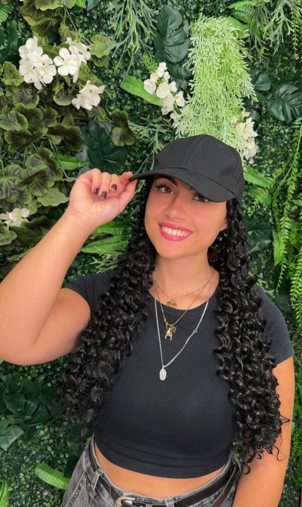 PARRUCCA CAPPELLO RICCIO  NERO