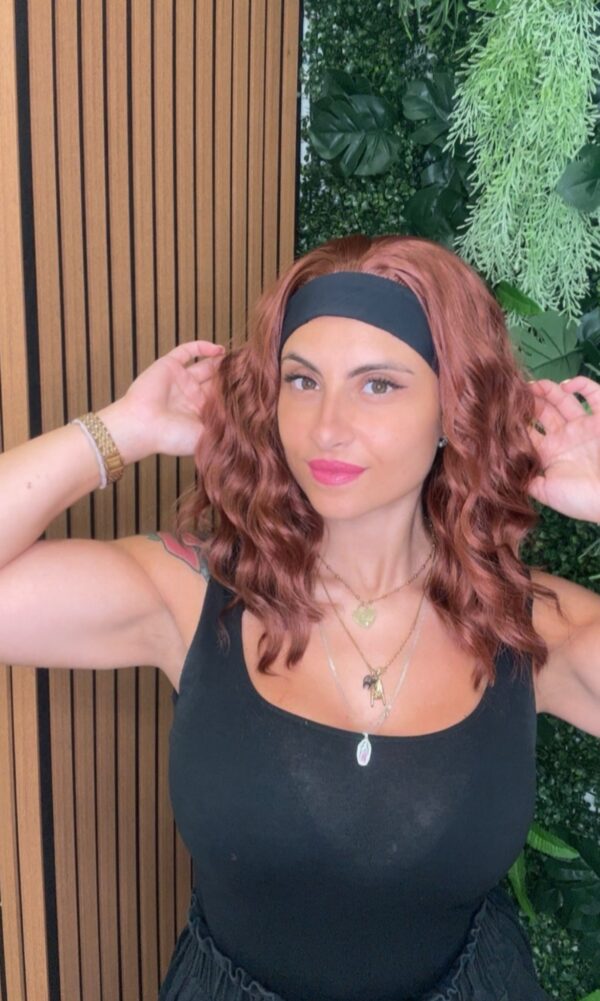 PARRUCCA FASCIA MEDIA RAME