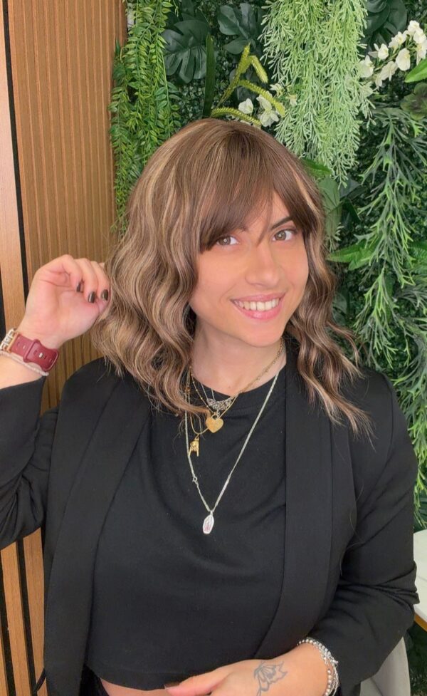 PARRUCCA CARRE’ WAVES CASTANO CHIARO