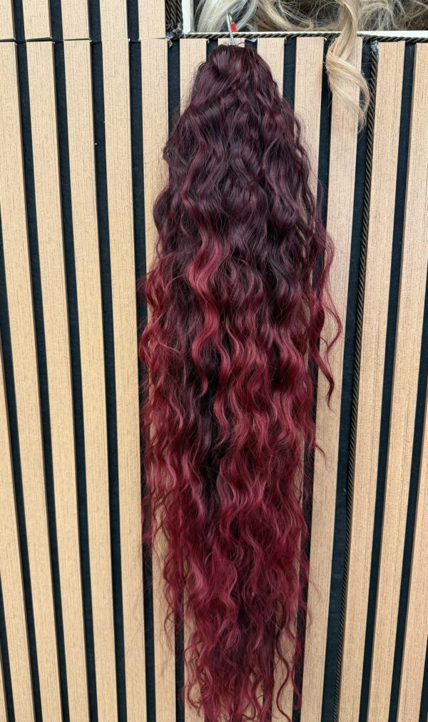 CODA PONY PINZA RICCIA ROSSA