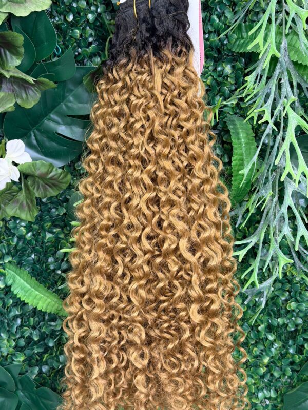 EXTENSION CLIP RICCE CARAMELLO